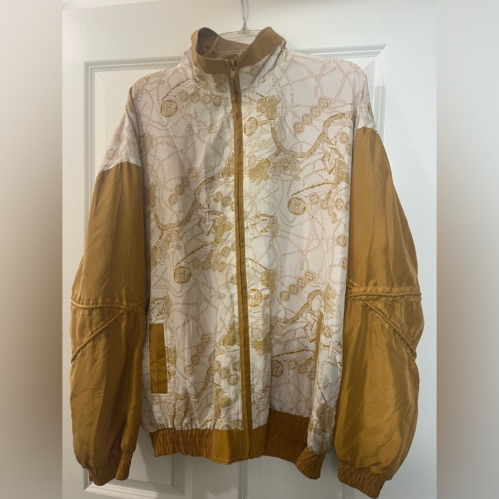 Swell Gold Jacket - 100% Silk